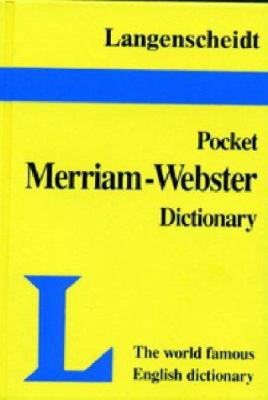 Langenscheidt Pocket Merriam-Webster English Di... 0887291996 Book Cover