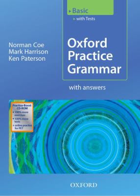 Oxford Practice Grammar: Basic [With CDROM] B00A2KFI1O Book Cover