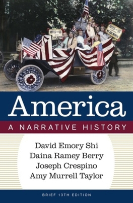 America: A Narrative History 1324084634 Book Cover