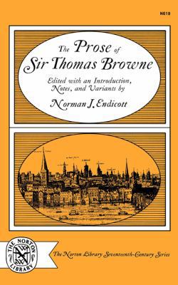 The Prose of Sir Thomas Browne 0393006190 Book Cover