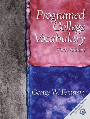 Programed College Vocabulary 0130282685 Book Cover