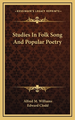 Studies in Folk Song and Popular Poetry 1163694193 Book Cover