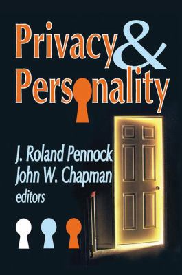 Privacy and Personality 113853076X Book Cover