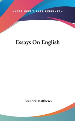 Essays On English 0548212945 Book Cover