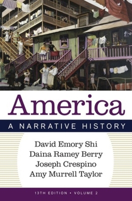 America: A Narrative History 1324084529 Book Cover