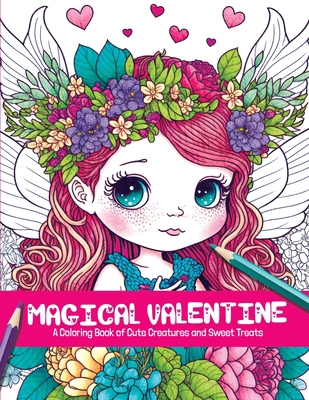 Magical Valentine: A Coloring Book of Cute Crea... B0BST81X55 Book Cover