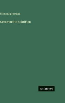Gesammelte Schriften [German] 3563690510 Book Cover