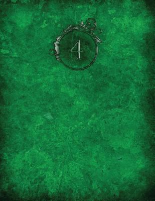 Monogram "4" Sketchbook: Sketch Book Notebook 1975674022 Book Cover