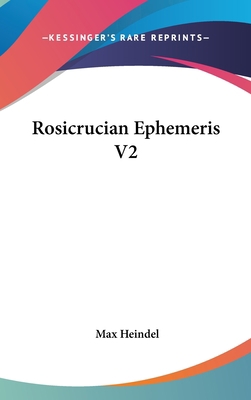 Rosicrucian Ephemeris V2 0548056870 Book Cover