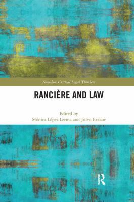 Ranciere and Law 0367232456 Book Cover