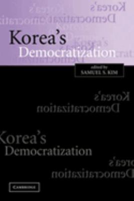 Korea's Democratization 0521823218 Book Cover