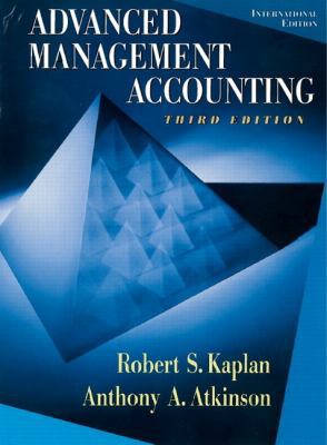 Advanced Management Accounting 0130802204 Book Cover