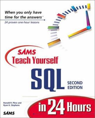 Sams Teach Yourself SQL in 24 Hours 0672318997 Book Cover