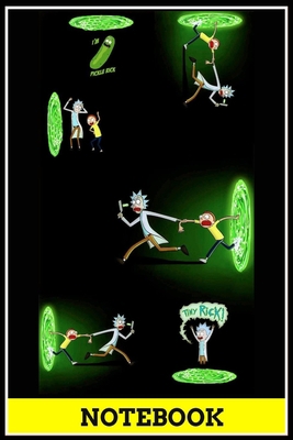 Rich and Morty notebook - best gift for Rich and Morty lovers: 6x9 inch, 120 pages, blank line, notepad, journal, Rich and Morty notebook, Rich and Morty office supplies