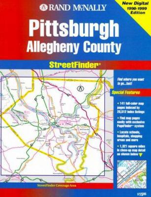 Rand McNally Streetfinder Pittsburgh/Allegheny ... 0528972545 Book Cover