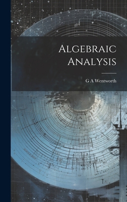 Algebraic Analysis 1019870060 Book Cover