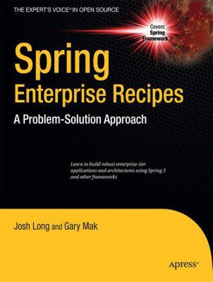 Spring Enterprise Recipes: A Problem-Solution A... B0082M3A9G Book Cover