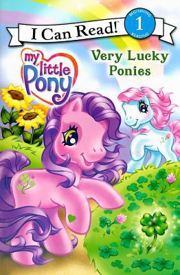 My Little Pony: Very Lucky Ponies (My Little Po... 0061228362 Book Cover