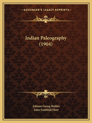 Indian Paleography (1904) 1166021890 Book Cover