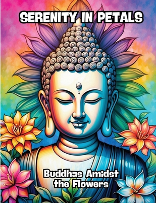 Serenity in Petals: Buddhas Amidst the Flowers B0CQJKVJRP Book Cover