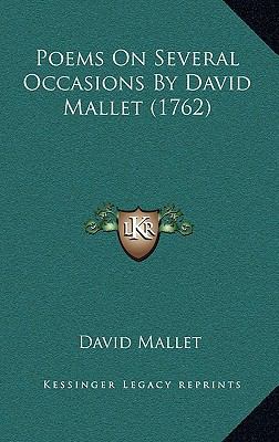 Poems on Several Occasions by David Mallet (1762) 1168990637 Book Cover