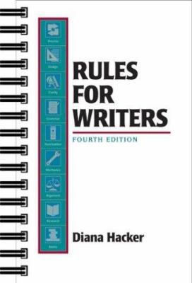 Rules for Writers: A Brief Handbook 0312241429 Book Cover