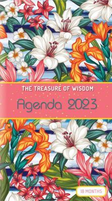 2023 Planner Tropical Flowers - Melon : An 18 Month Planner with Inspirational Bible Verses