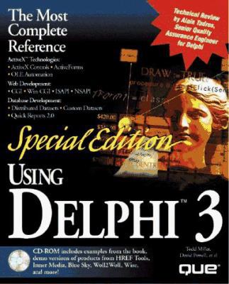 Special Edition Using Delphi 3 0789711184 Book Cover
