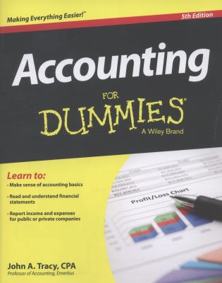 Accounting for Dummies 1118482220 Book Cover