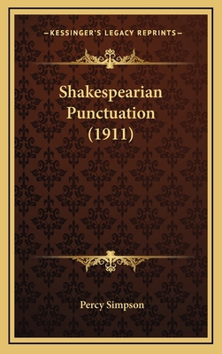 Shakespearian Punctuation (1911) 1167055004 Book Cover
