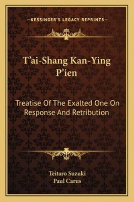 T'Ai-Shang Kan-Ying P'Ien: Treatise of the Exal... 1163229164 Book Cover