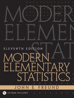 Modern Elementary Statistics, 11th Edition 0130467170 Book Cover