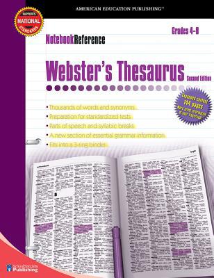 Webster's Thesaurus, Grades 4 - 8: Second Edition 0769643442 Book Cover