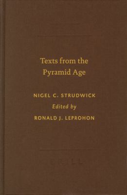 Texts from the Pyramid Age 9004130489 Book Cover