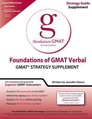 Foundations of GMAT Verbal Strategy Guide Suppl... 1935707167 Book Cover
