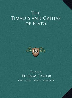 The Timaeus and Critias of Plato 116973846X Book Cover