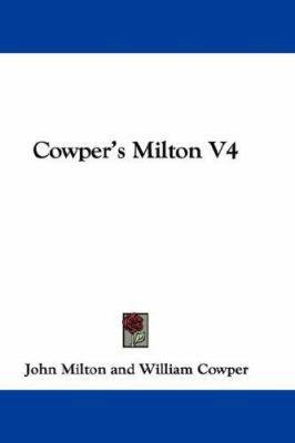 Cowper's Milton V4 0548346496 Book Cover