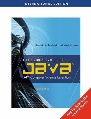 Fundamentals of Java: AP Computer Science Essen... 0538471581 Book Cover