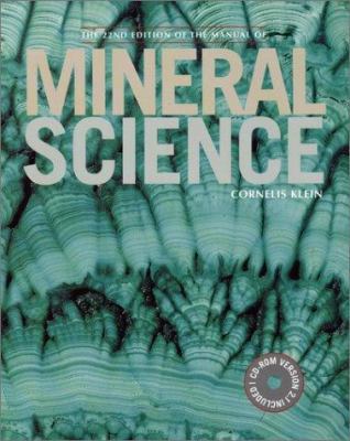 Manual of Mineral Science, 22nd Edition 0471251771 Book Cover