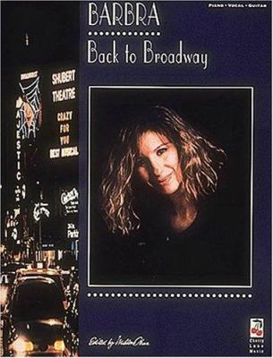 Barbra Streisand - Back to Broadway 0895248069 Book Cover