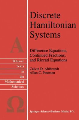 Discrete Hamiltonian Systems: Difference Equati... 1441947639 Book Cover