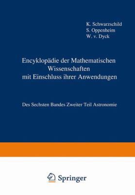 Encyklopädie Der Mathematischen Wissenschaften ... [German] 3663154637 Book Cover