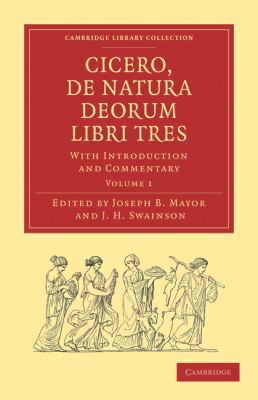 Cicero, de Natura Deorum Libri Tres 3 Volume Se... [Latin] 1108011004 Book Cover