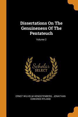 Dissertations on the Genuineness of the Pentate... 035345463X Book Cover