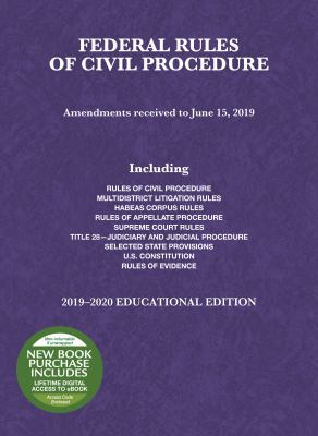 Federal Rules of Civil Procedure, Educational E... 1684672244 Book Cover