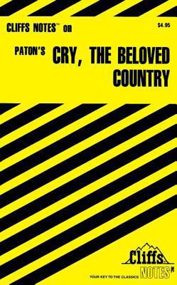 CliffsNotes on Paton's Cry, the Beloved Country... 0764585010 Book Cover