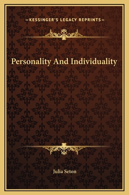 Personality And Individuality 1169160670 Book Cover