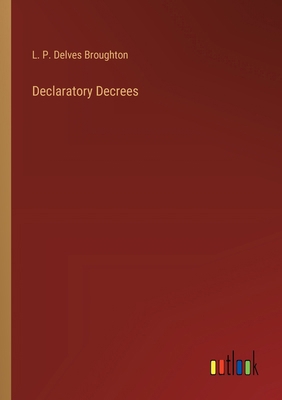 Declaratory Decrees 3385232775 Book Cover