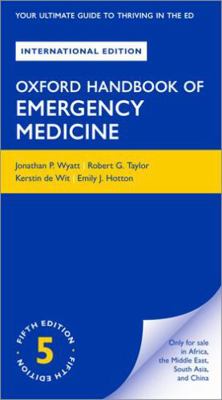 OXFORD HANDBOOK OF EMERGENCY MEDICINE 5TH EDITION 0198816316 Book Cover