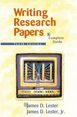 Writing Research Papers: A Complete Guide 0321082079 Book Cover